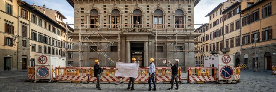 Ristrutturazione edificio storico a Firenze con permessi edilizi corretta