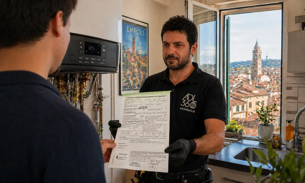 Bollino verde Regione Toscana e libretto impianto caldaia a Empoli