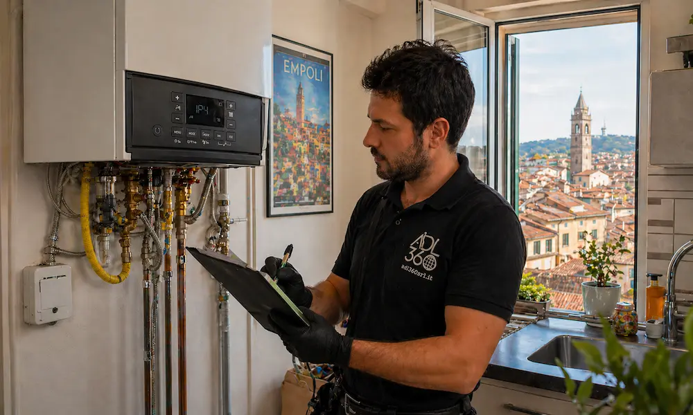 Controllo tecnico caldaia con strumentazione certificata a Empoli