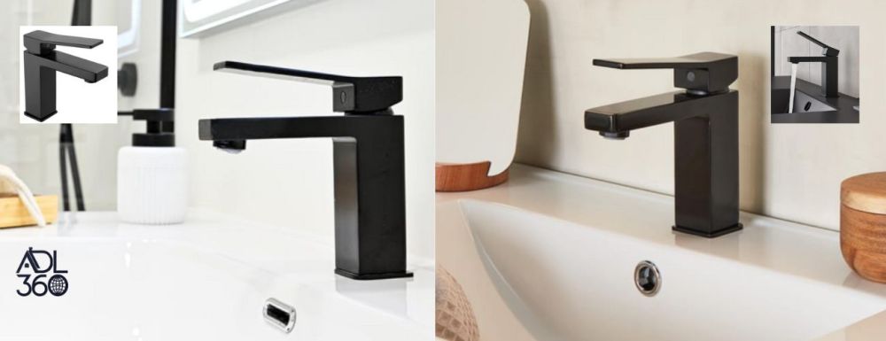 Montaggio miscelatore lavabo nero opaco a Firenze