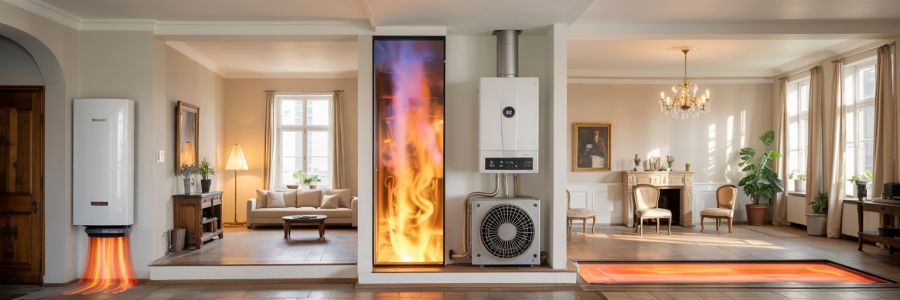 Sistemi di riscaldamento moderni integrati in un appartamento storico