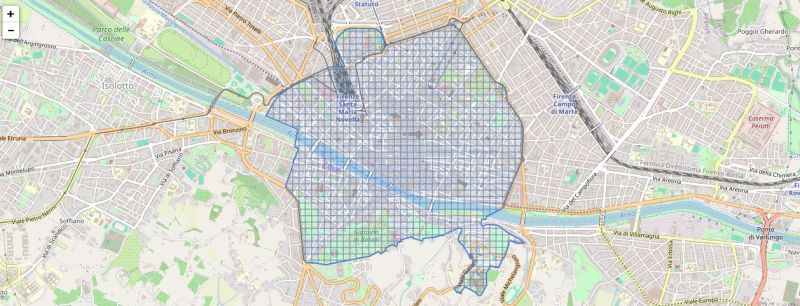 Centro storico firenze area Unesco